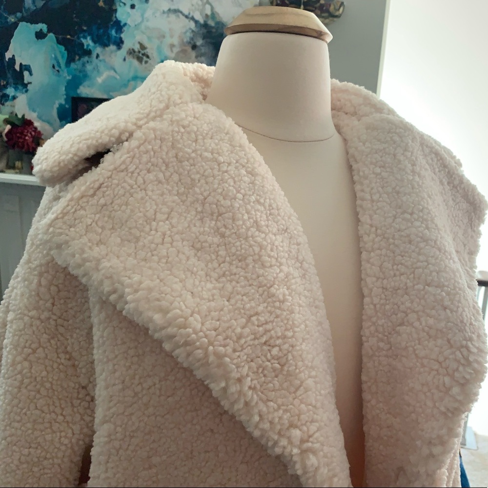 ASOS Borg/Teddy Coat